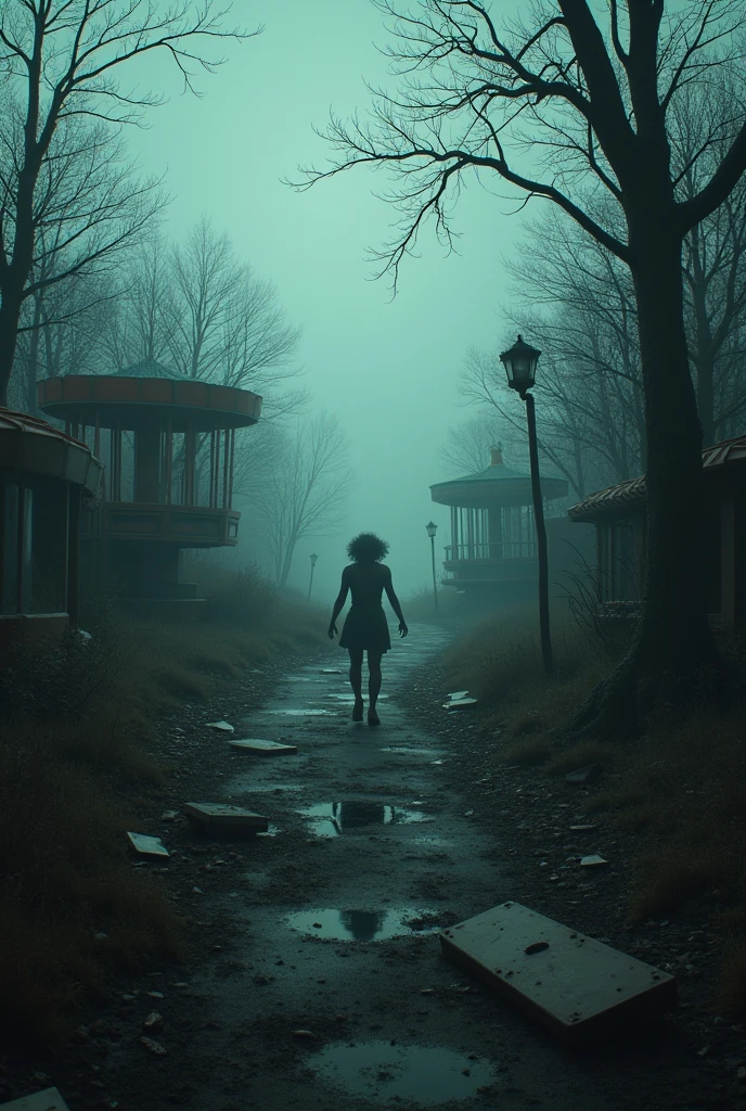 Cold scary Die in the amusement park