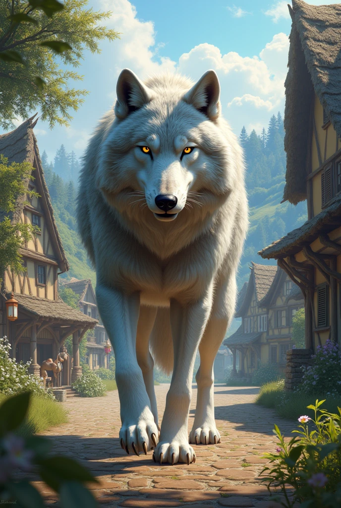 Wolf in the village