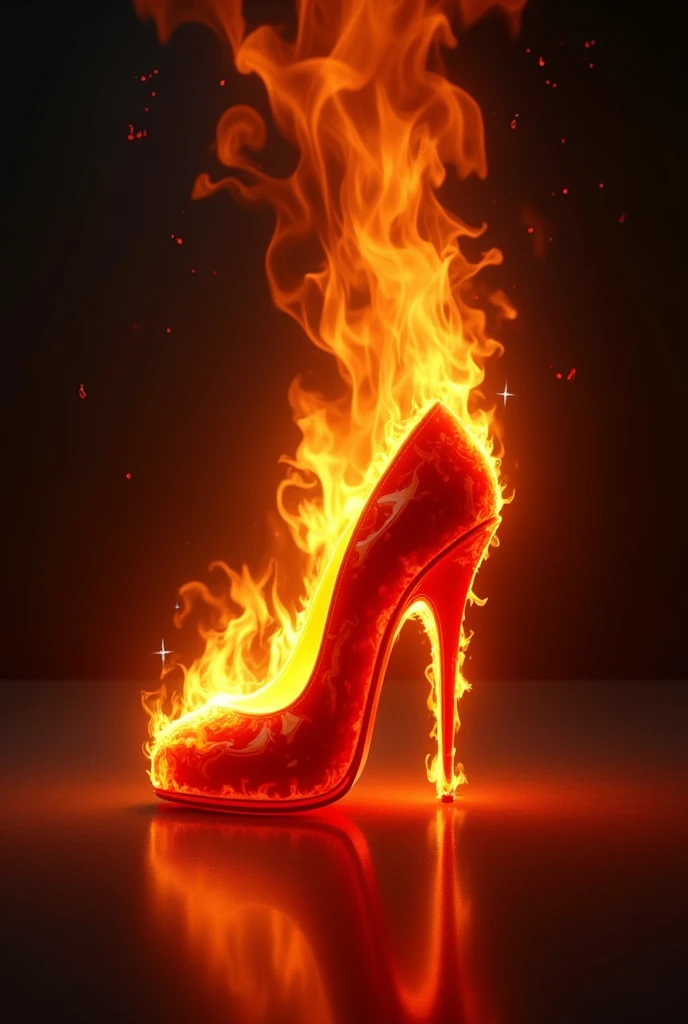 Louboutin design on fire
