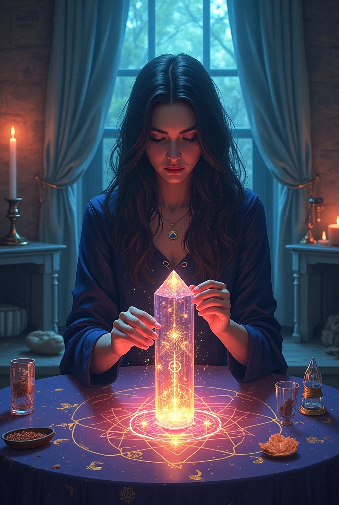 Crystal Pendulum reading for client
Create colourful pic