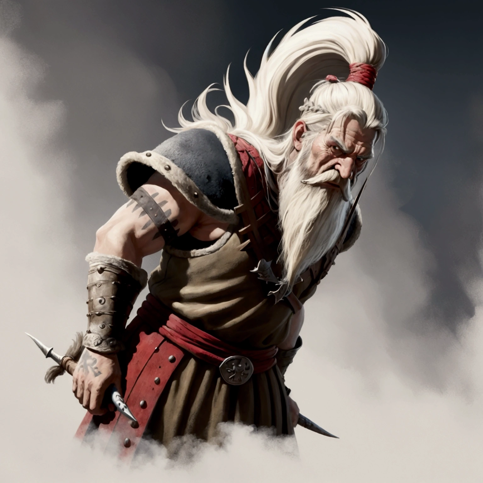 Viking in the style of Gerald Anthony Scarfe