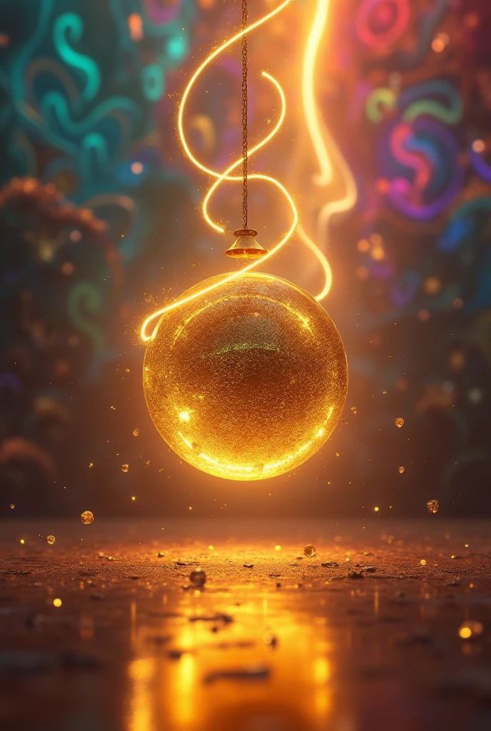 Gold Pendulum reading
Create colourful pic