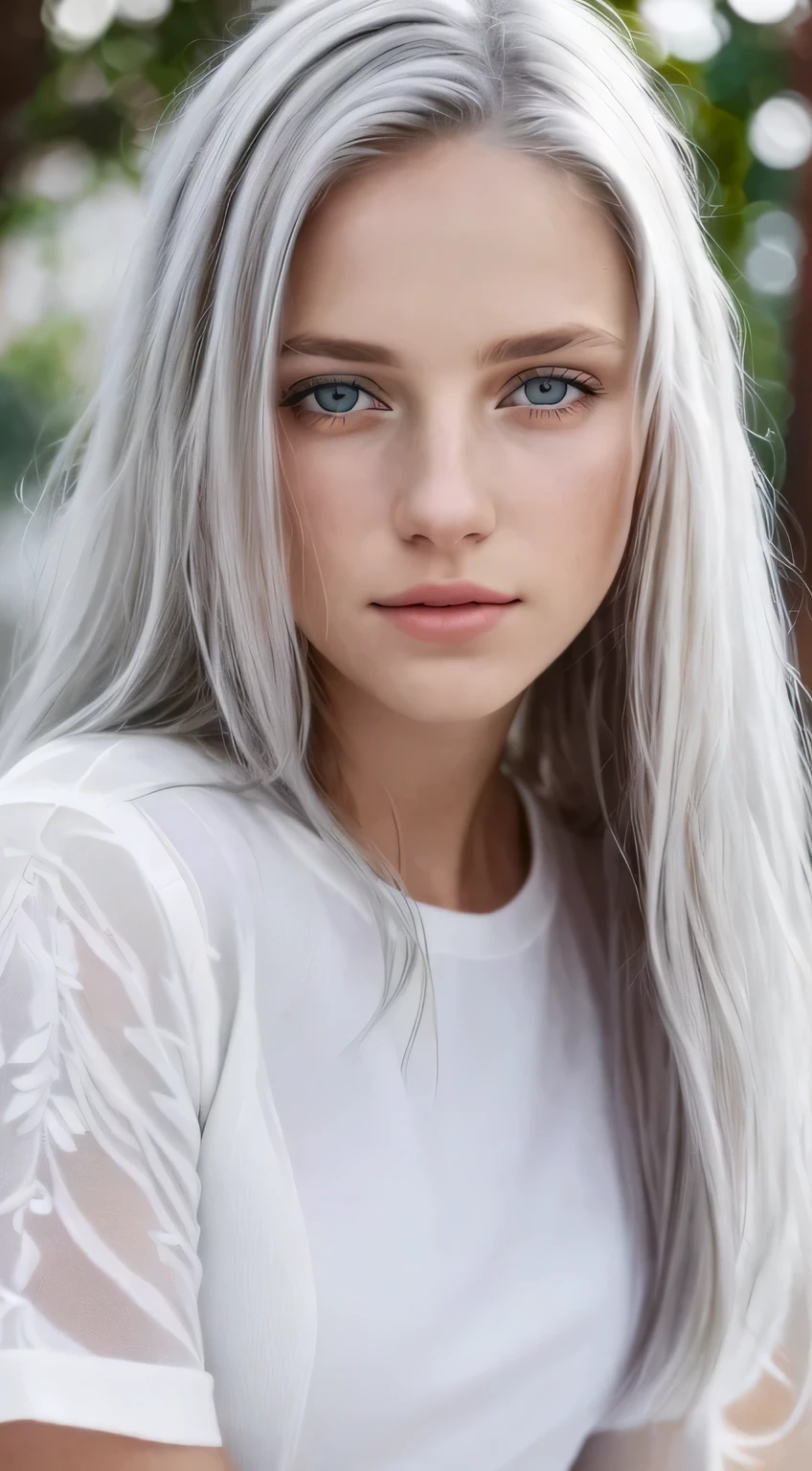 white hair