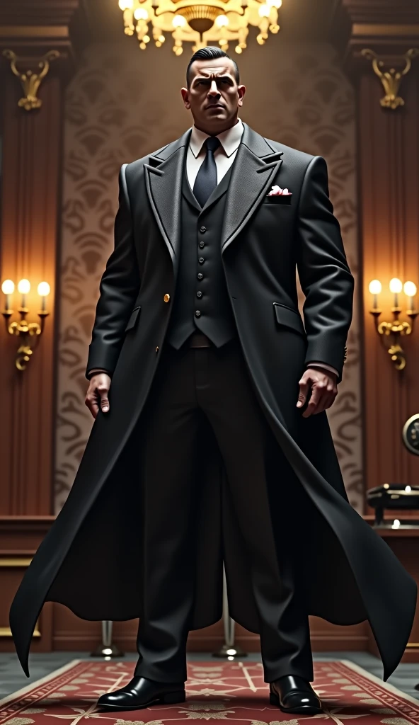 One powerful man character
