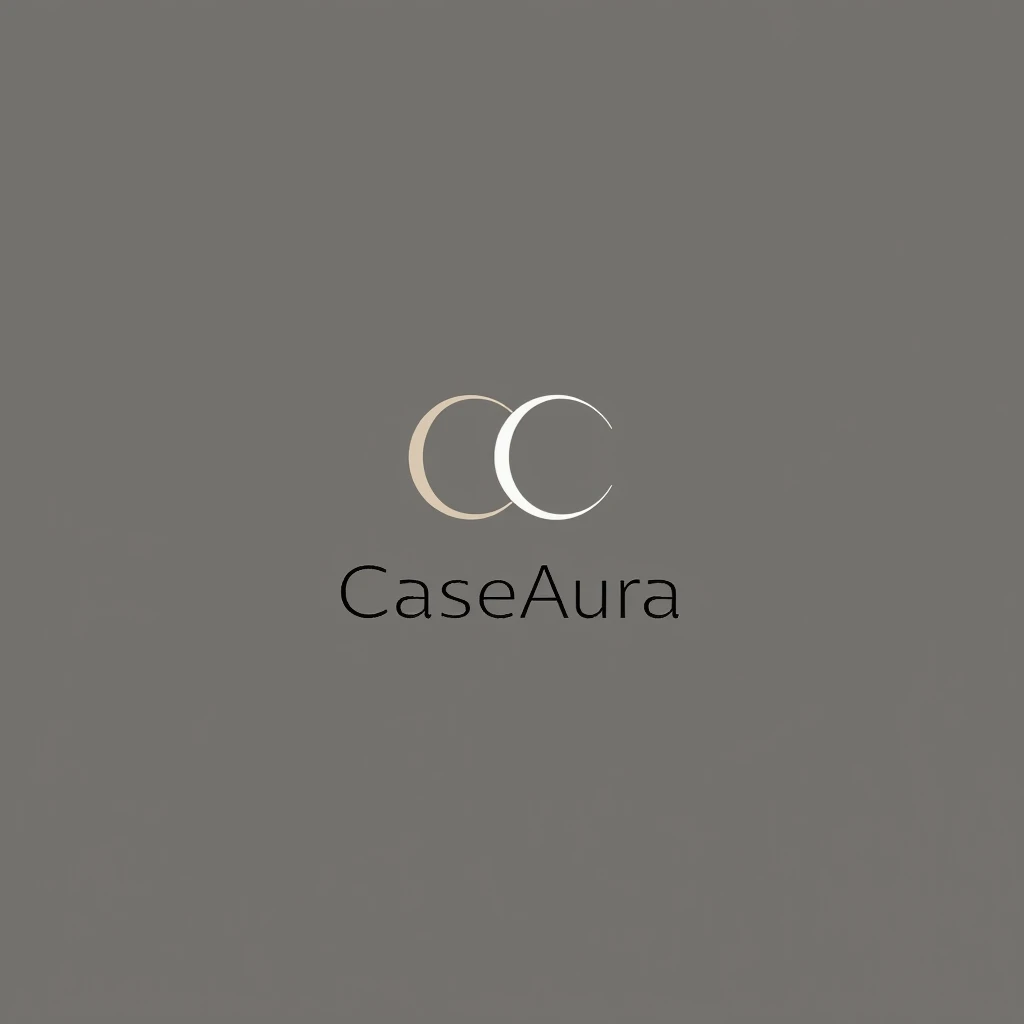 Make a logo for online business page of phone case named CaseAura