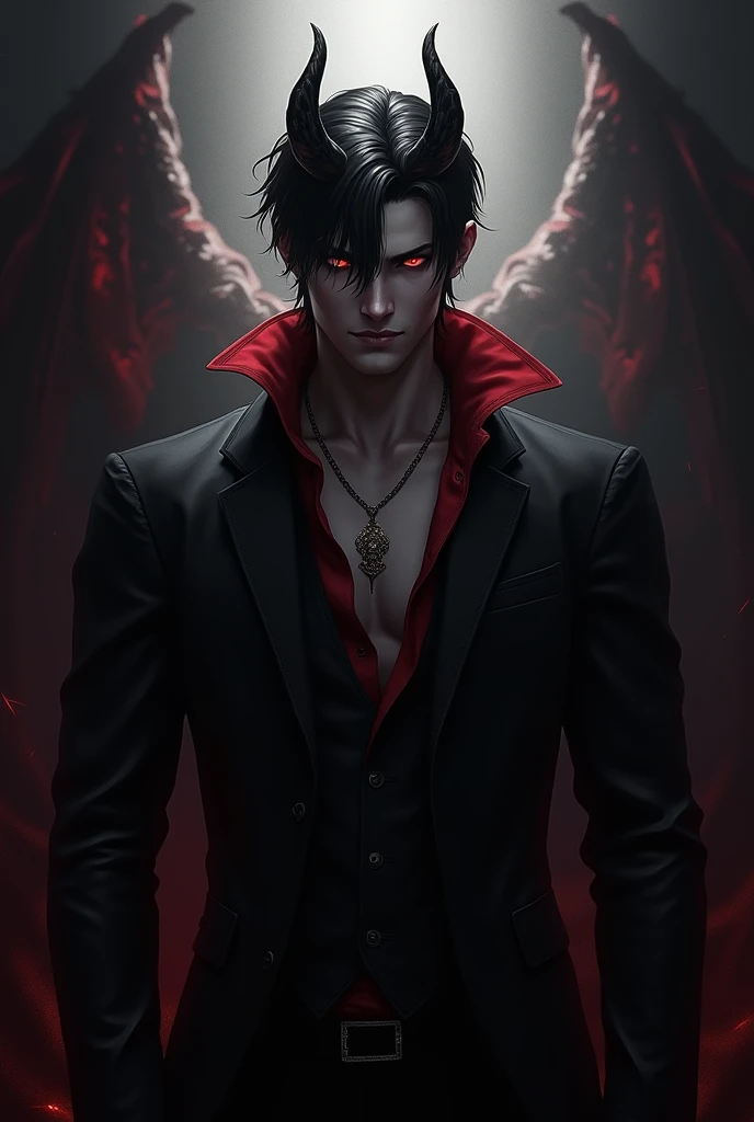 Generates an image of Lucifer from the game "Romance Club"