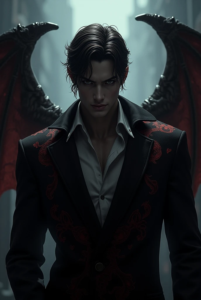 Generates an image of Lucifer from the game "Romance Club"