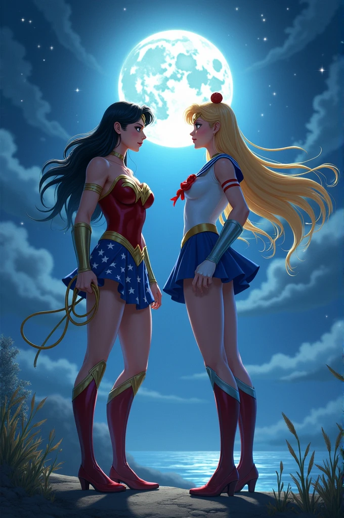 Wander woman y sairloor moon