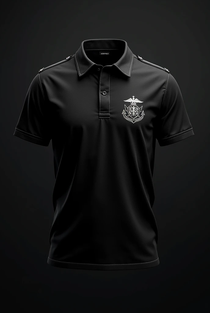 Create a black shirt with the naval empire