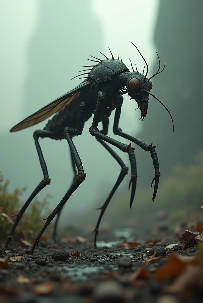 Make a skinny mutant mosquito with armor