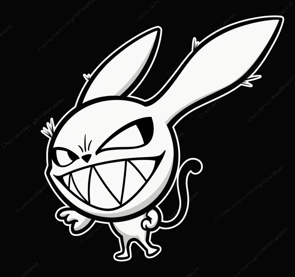 Bad cat vector
