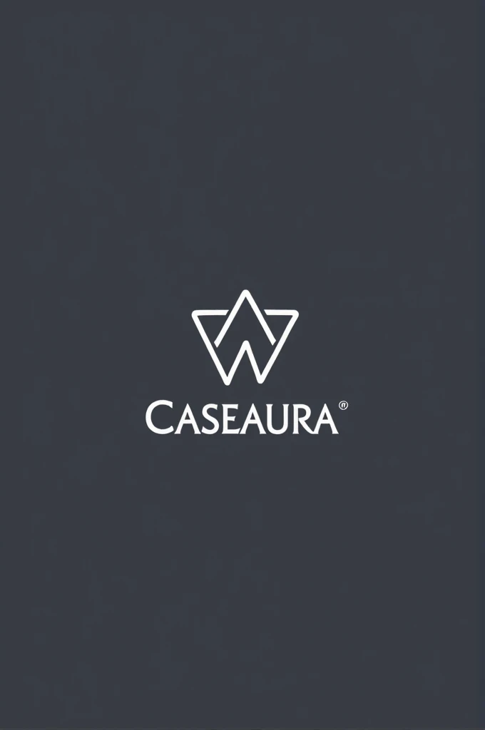 Make a professional and Aesthetic logo for online business page of phone case named "CaseAura" with slogan "Gives your phone aura"