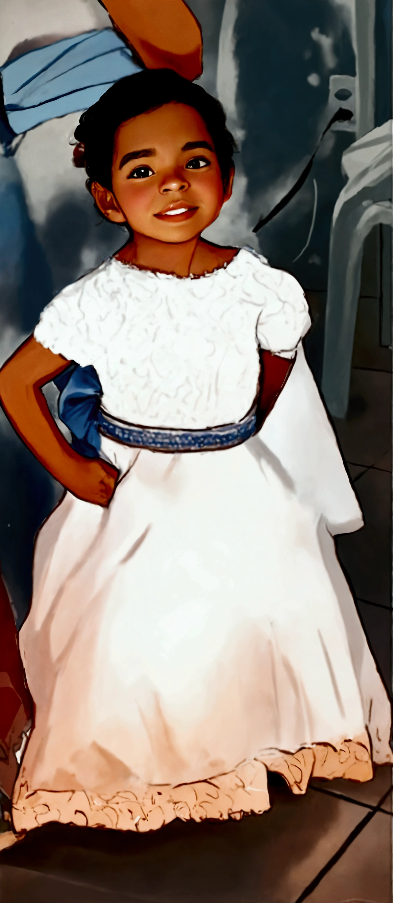 Make her like a Disney Pixar character