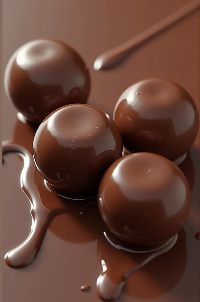 create a picture of a milka chocolate with melted chocolate on top
