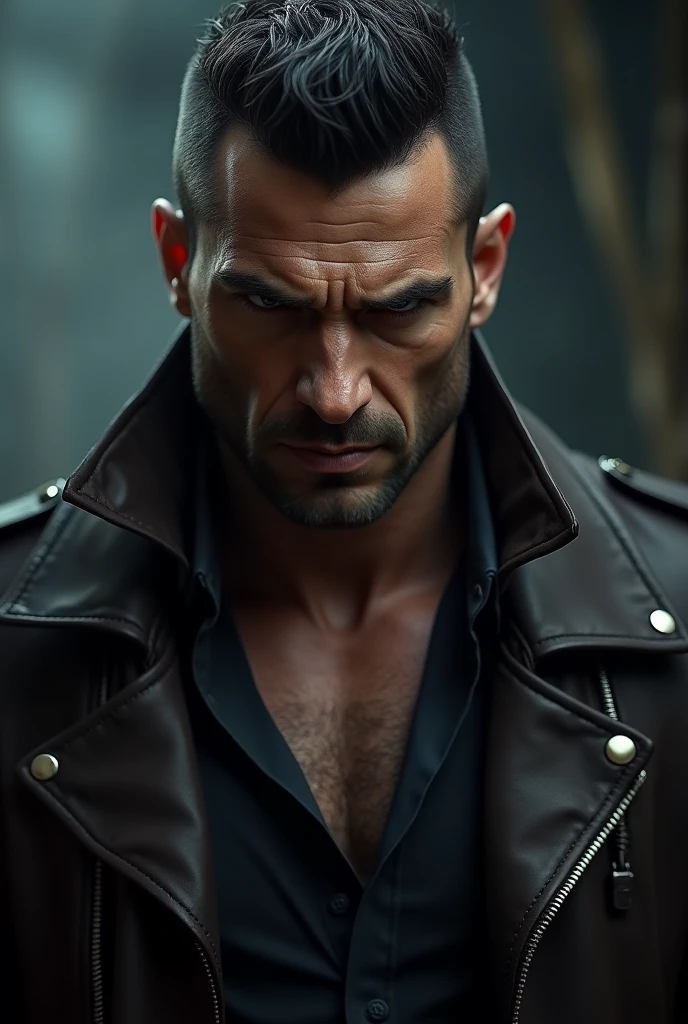 Create an intimidating and very attractive guy