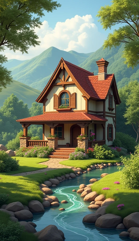 A house. 