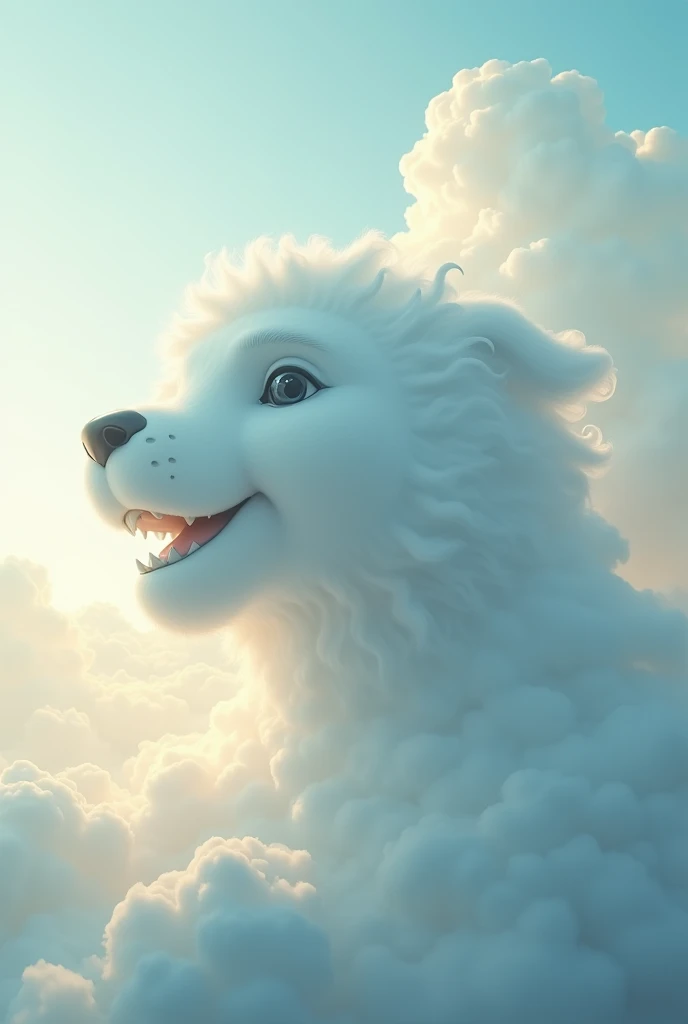 I want an image of a cloud with a voice coming out of it
