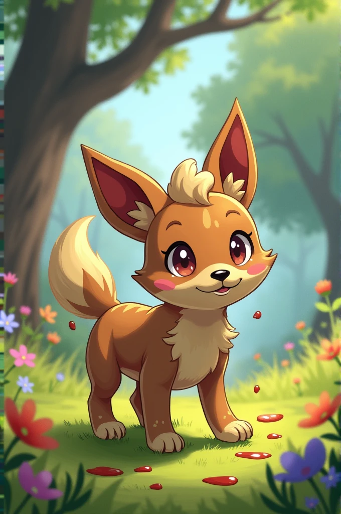 Se un pokemon chien type caca et pipi