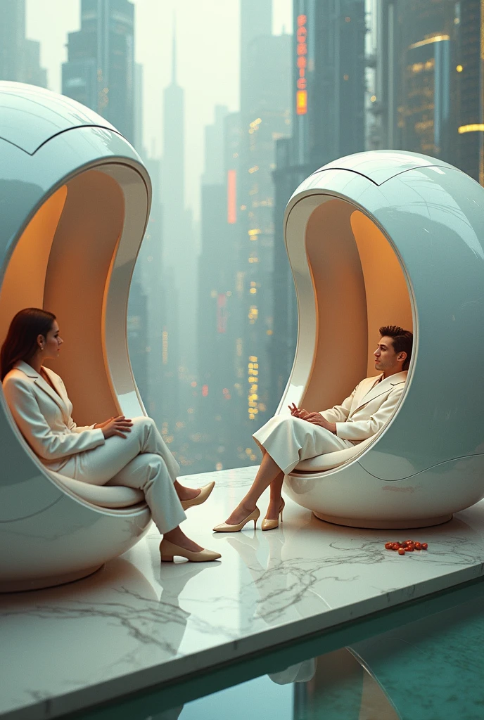 Rich people with km capsules