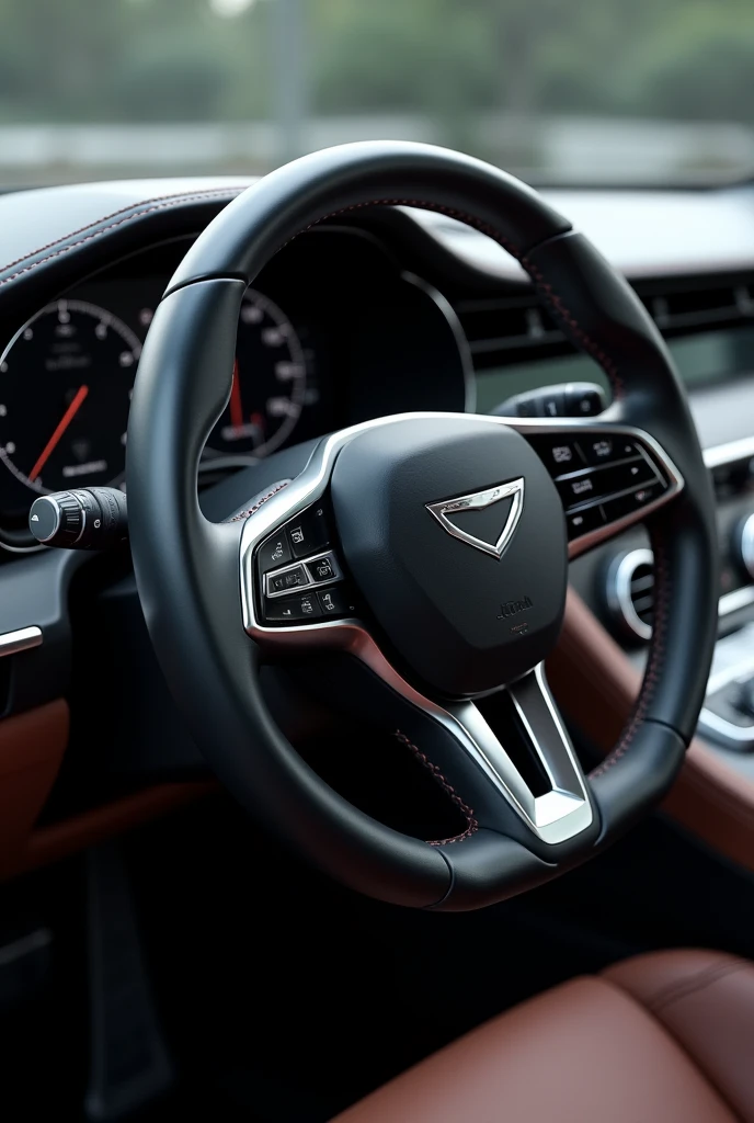 Show me a steering wheel