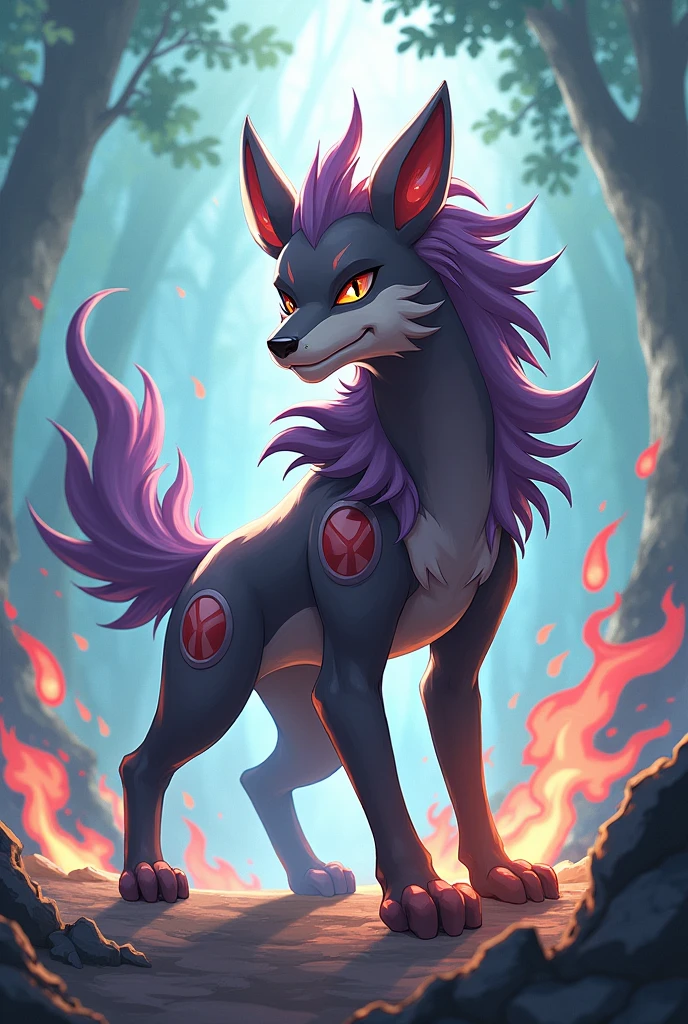 Pokemon aussi chien type eau feu électriques  caca
