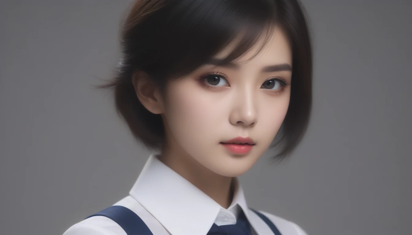 8k, Ultra-high resolution, Highest quality, masterpiece, 三分割法によるphotograph,Surreal, photograph, 1 , (:1.3), cute, cute顔, 細部までBeautiful Eyes, 細かくdetailedに,masterpiece,One Girl:1.2,Japanese women,Secretary,upper body,glaring,Black short hair,Feathered hair,from side,(White collared shirt:1.3),Dark blue blazer,Reception room,white collar,(Beautiful attention to detail),Subtle details, detailedな顔,anger,Attractive eyes,(ポートレートphotograph:1.4),(Photorealistic images:1.4),Fantasy art,(Beautiful Face:1.4),美しくAttractive eyes、Beautiful Eyes,Silver residue,(Tight waist:1.4)、(Beautiful with perfect body proportions:1.4),Pink Lips,profile,(((Ideal body type))),A-cup small breasts :2,、Portraiture:2、Perfect Anatomy、鮮明なdetailed、detailed,Fashion magazine cover,Thin lips,完璧でBeautiful Face ,完璧でcute顔, Skin with attention to detail, Perfect limbs、Narrow waist,Surreal,Light and shadow,spotlight