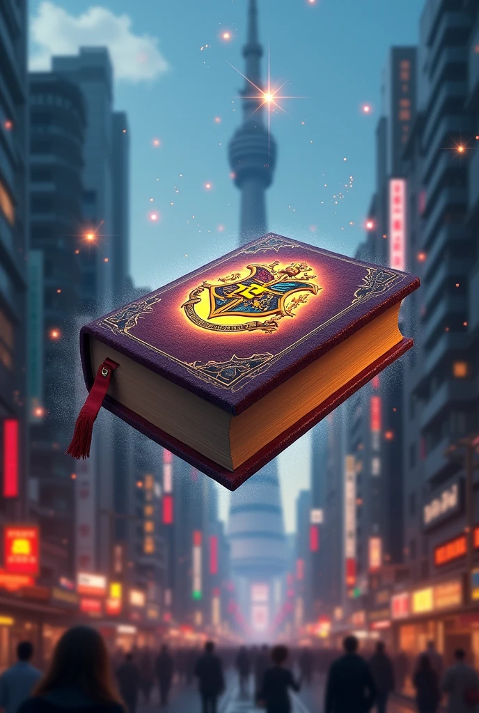Make a Harry Potter book floating in Tokyo