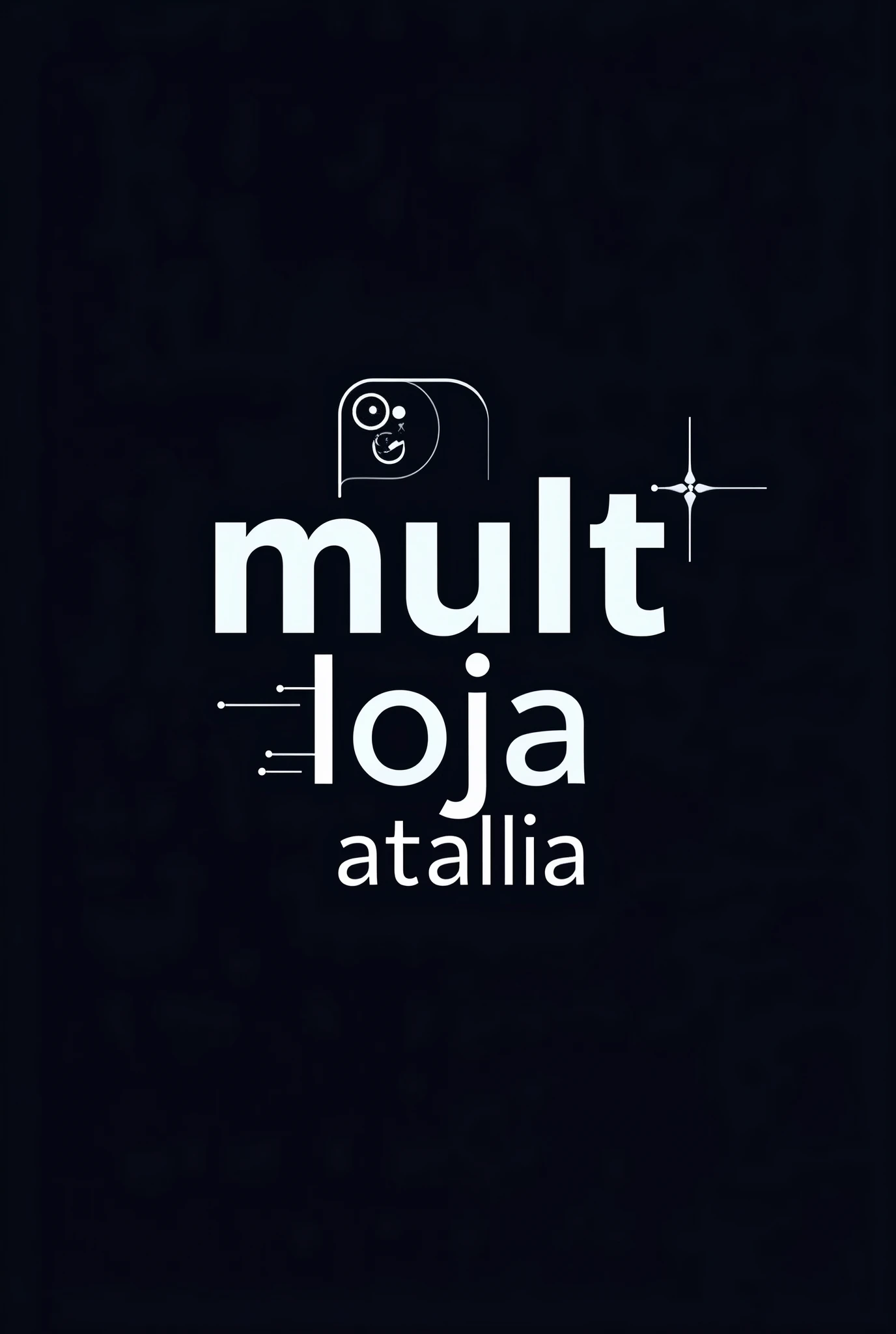 Create logo for Technical Assistance, with the name "MULT LOJA ATALAIA" The logo must be visually impactful, highlighting the company's specialization in technical assistance for cell phones for advanced devices, such as the iPhone 15 as an element, subtitle "Assistência Técnica"