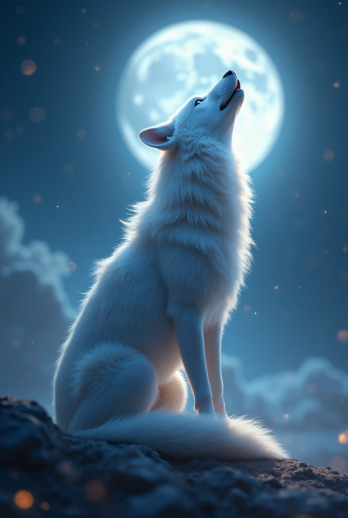 Howling wolf in middle of moon,Astral,dream,Beautiful celestial spirit,Beautiful fantasy paintings,Beautiful fantasy art,Ethereal fantasy,Very beautiful fantasy art,Digital Art Fantasy,Enchanting and otherworldly,Fantastical beauty,Volumetric Light,Natural soft light,(Ultra-fine:1.2,Out of Focus:1.2,Bright colors,Movie Lighting,Chiaroscuro,Ray Tracing,Surrealism,uhd,masterpiece,precise,Anatomically correct,Textured Skin,Super Detail,8k)