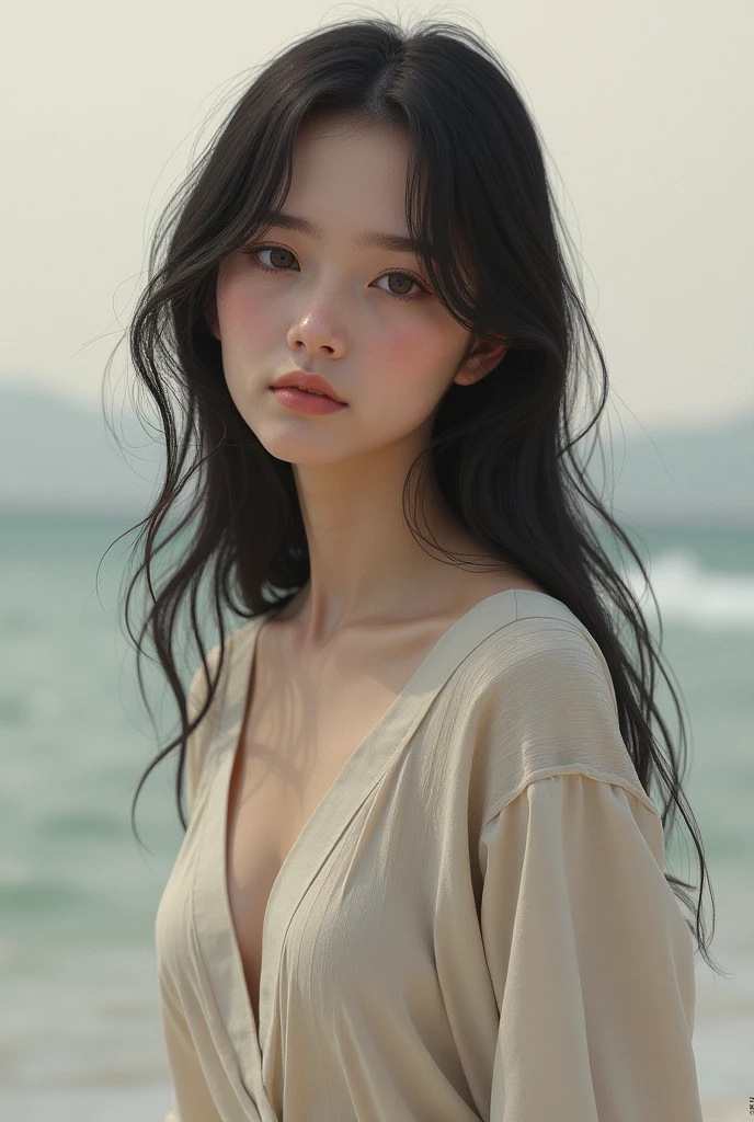 One girl