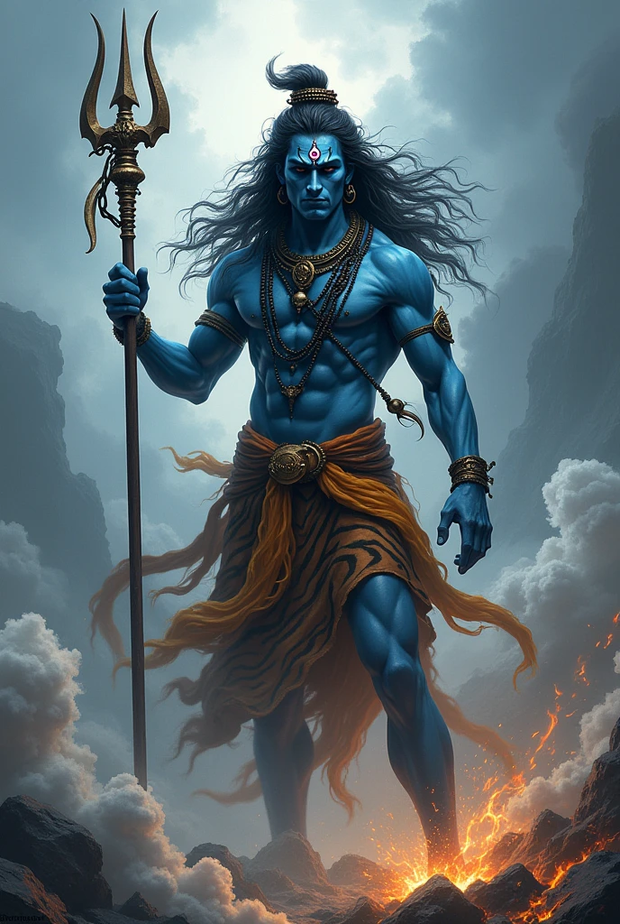 Shiva in rudra