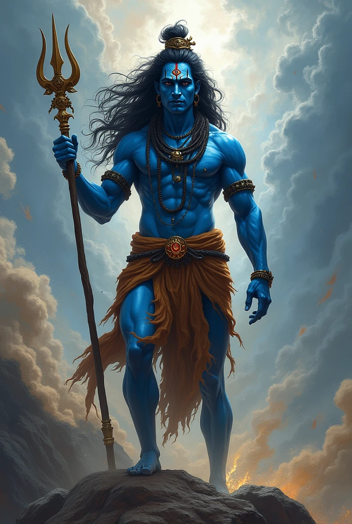 Shiva in rudra