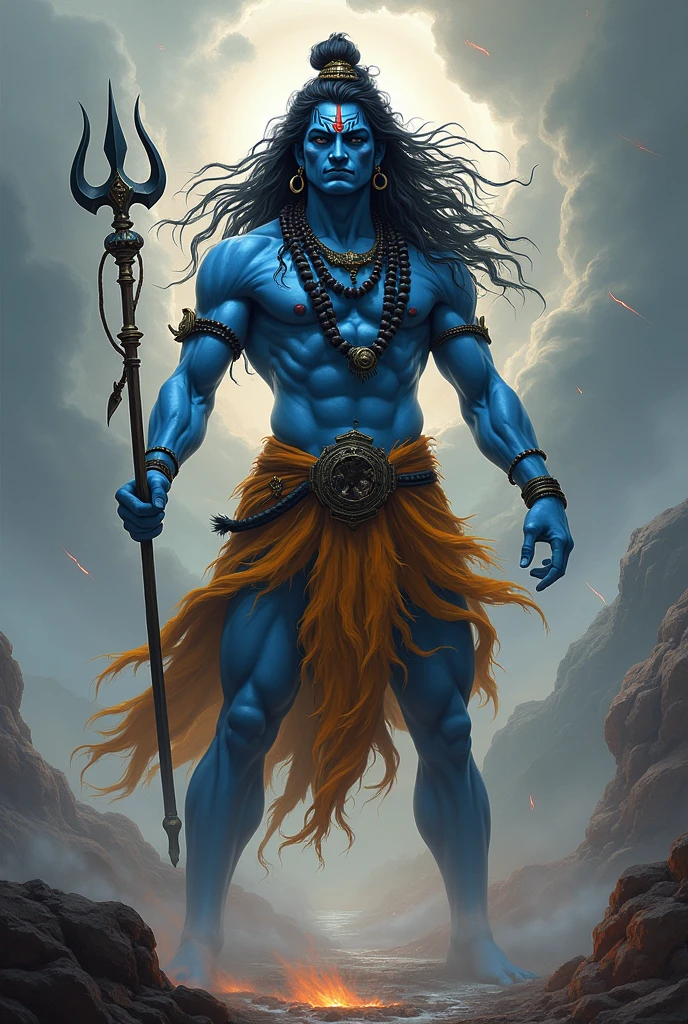 Shiva in rudra