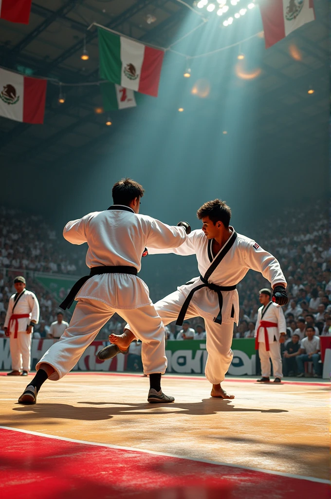 Taekwondo competition in Mexico
