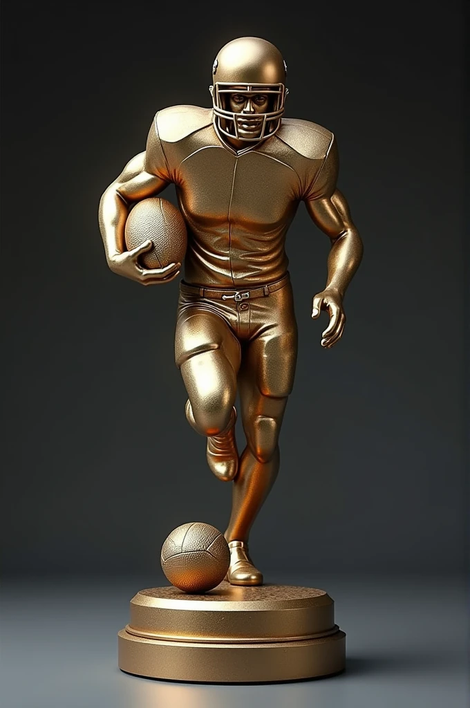 Individual football trophy