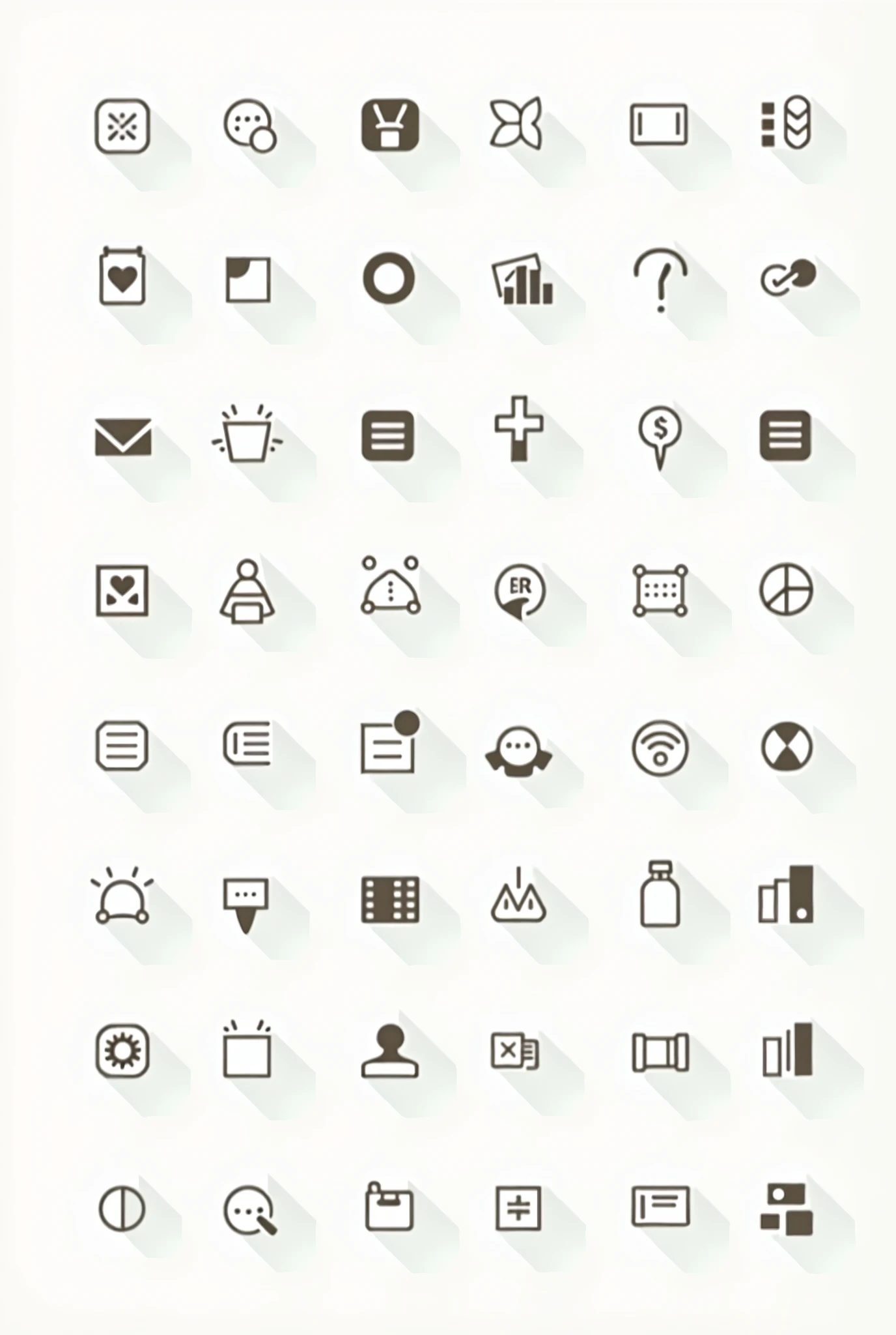 Design a set of icons and visual symbols for the educational system,Include progress bar、Tip box, etc.,Design two states for each icon: prompt and non-prompt。