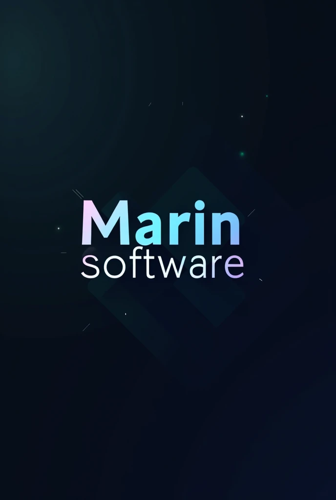 Make a logo for a software house company named as "Marin Software". Make slightly attractive and make sure name is in the logo.