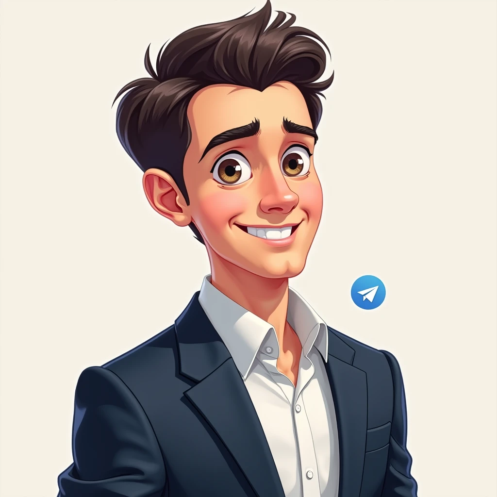 Povel durov , Telegram ceo , cute , suit , cute , very cute , telegram logo