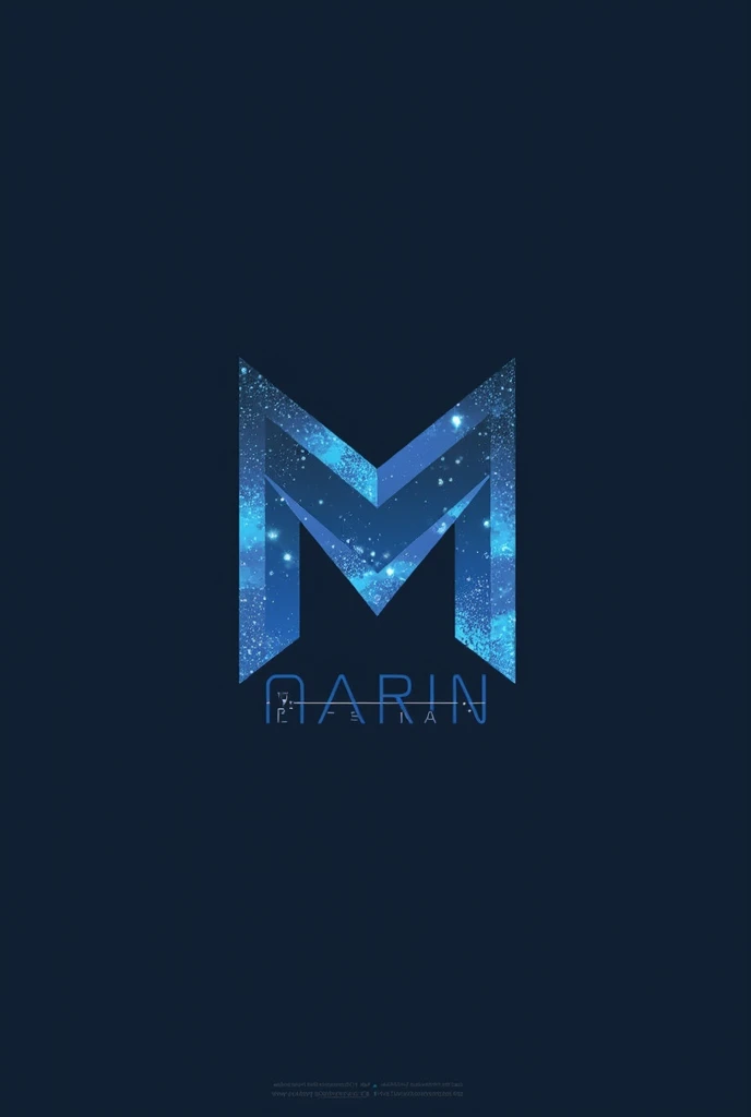 Make a logo for a software house company named as "Marin Software". Make slightly attractive and make sure name is in the logo with the illustration of letter M