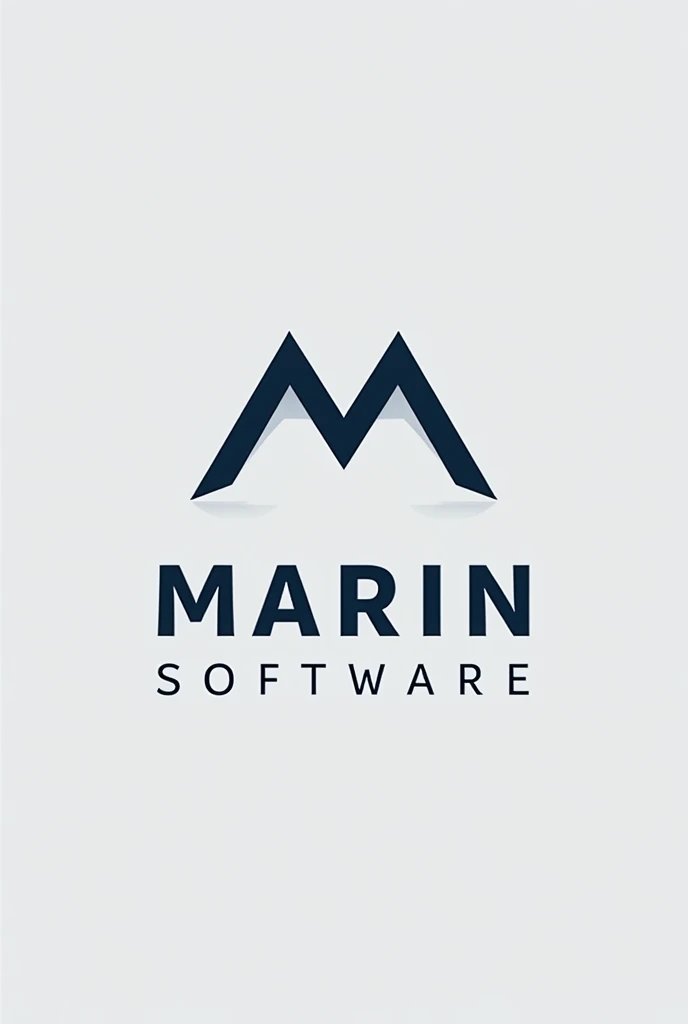 Make a logo for a software house company named as "Marin Software". Make slightly attractive and make sure complete name is in the logo with the illustration of letter M
