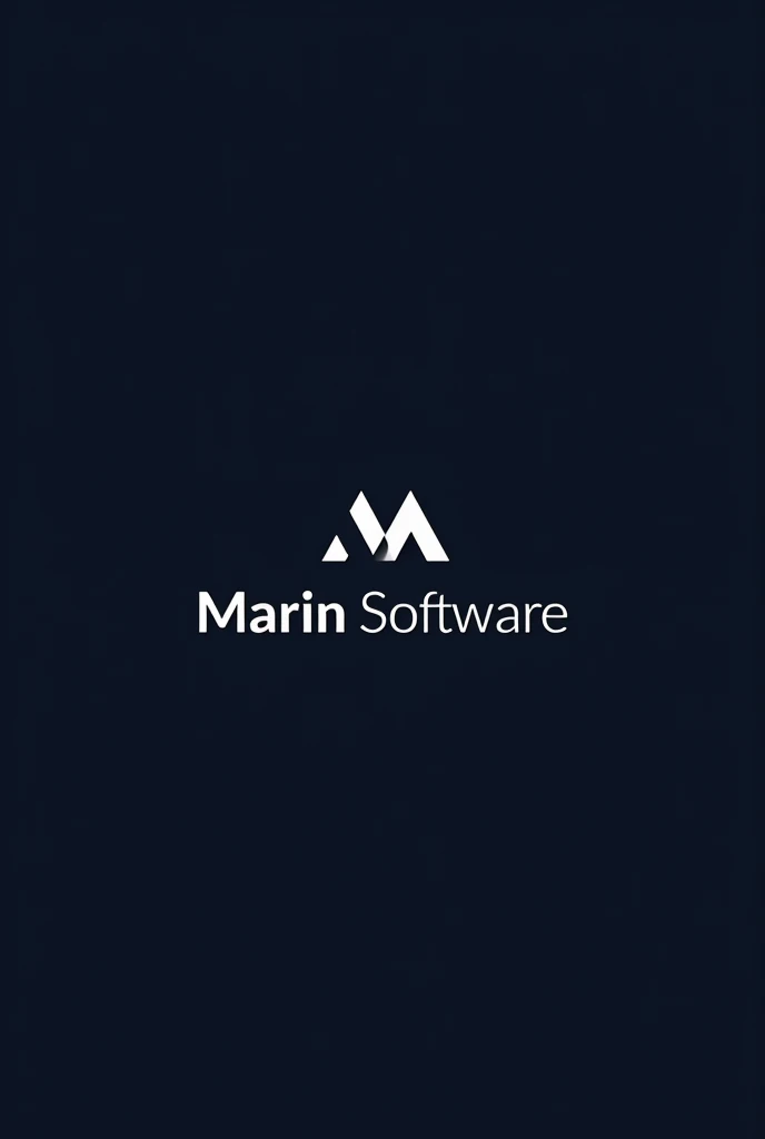 Make a logo for a software house company named as "Marin Software". Make slightly attractive and make sure complete name is in the logo with the illustration of letter M