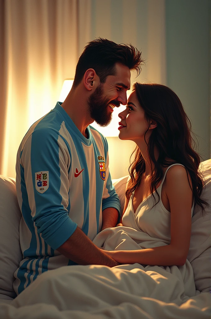 Messi farts in her wife mouth