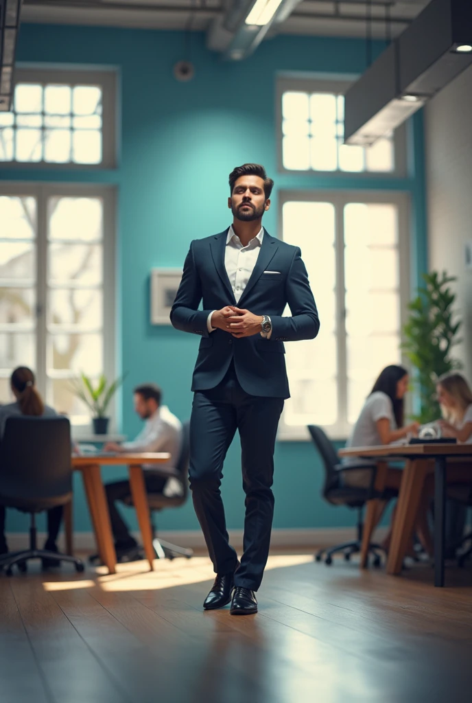 Create an image that conveys an entrepreneurial vibe