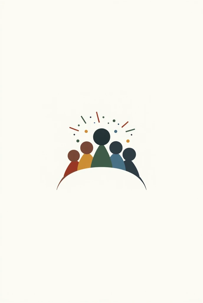 create a logo for a school called “pingo de gente”, something minimalist and that shows that it is a primary school