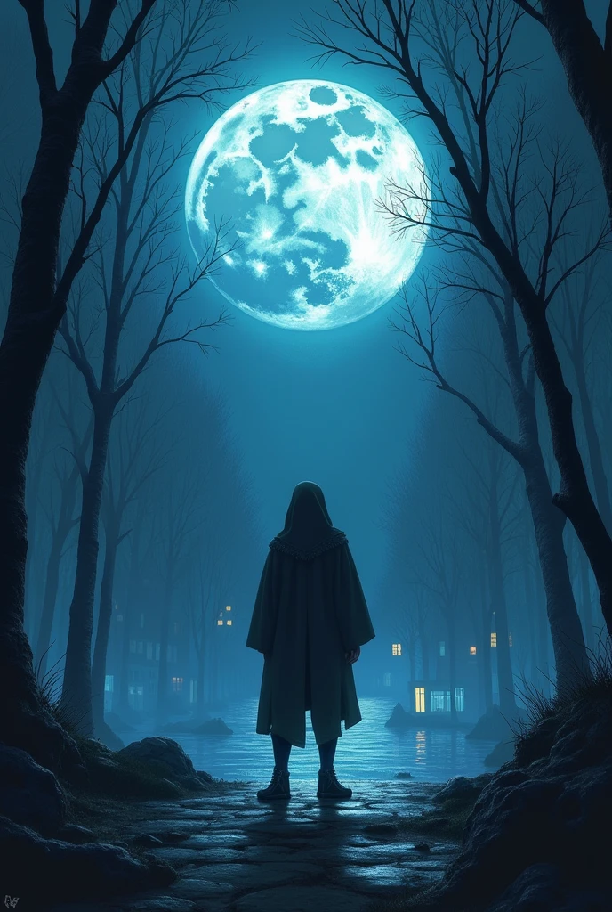 need a cover page of my novel called the midnight exchange written by Vashista V make the background interesting make background a bit more intresting