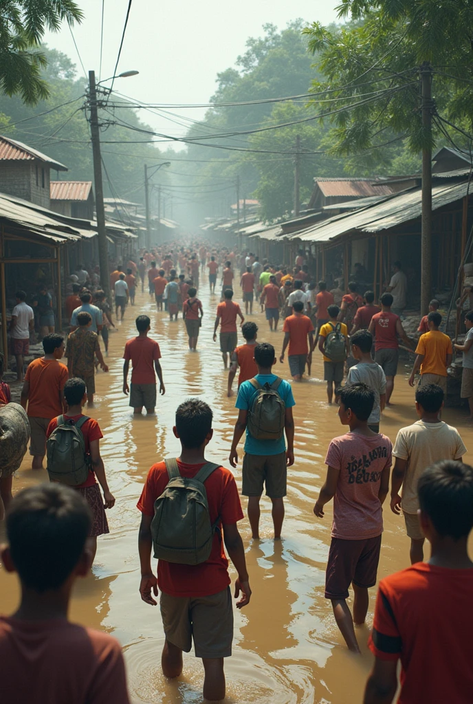 Everyone is united and controlling the flood situation in Bangladesh