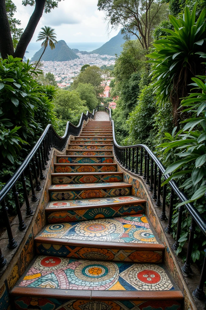 Santa Teresa the staircase Rio Janeiro 