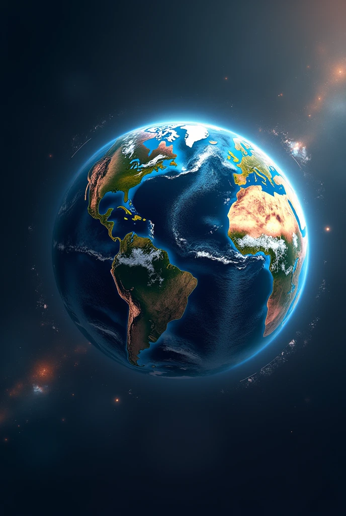 planet earth rotating around a capsule named km
