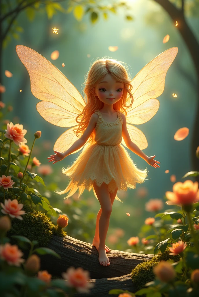 Generate me a fairy who is about and who is nice