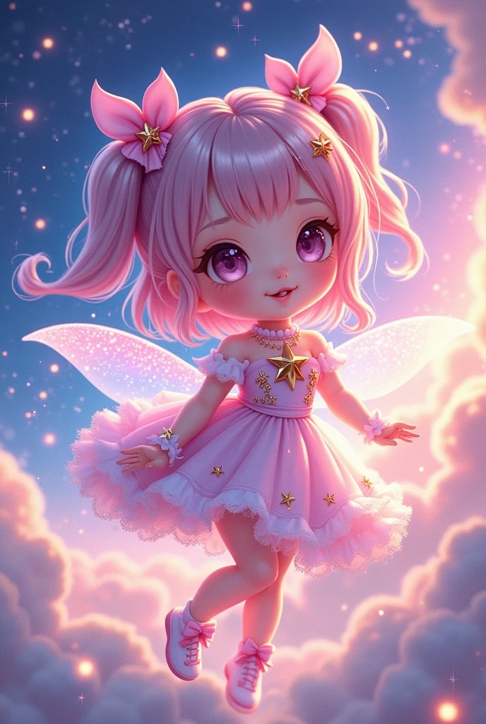 Cute uchu alien space magical girl anime girl
